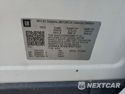 Zdjęcie 13 z 16 samochodu: 2018 CHEVROLET EQUINOX LT VIN:2GNAXJEV8J6327157 - miniatura