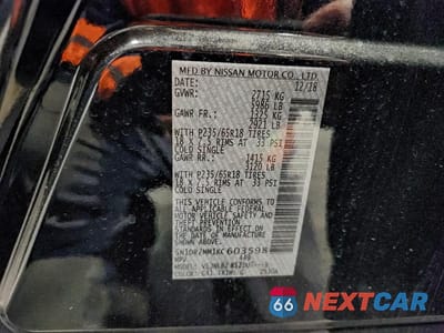 Zdjęcie 13 z 13 samochodu: 2019 NISSAN PATHFINDER S VIN:5N1DR2MM1KC603598 - miniatura