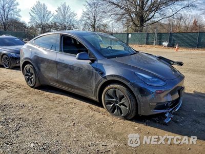 Czwarte zdjęcie samochodu z boku: 2025 TESLA MODEL Y VIN:7SAYGDEE9SA360463 - miniatura