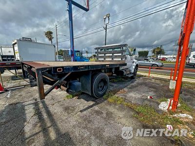 Czwarte zdjęcie samochodu z boku: 2005 FORD F650 SUPER - TRUCKS FLAT BED TRUCK VIN:3FRNF65C65V113091 - miniatura