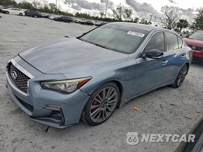 2018 INFINITI Q50 RED SPORT 400 JN1FV7AP7JM460060 - główne zdjęcie licytacji z USA - miniatura