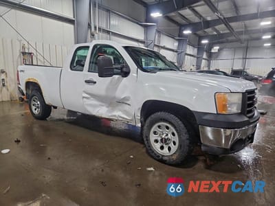 Czwarte zdjęcie samochodu z boku: 2011 GMC SIERRA K1500 VIN:1GTR2TE38BZ256942 - miniatura