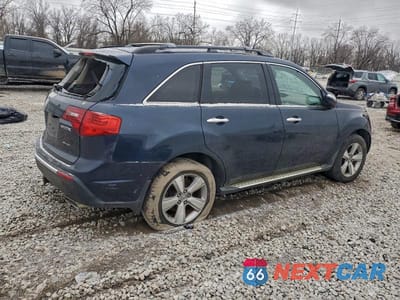 Trzecie zdjęcie samochodu z tyłu: 2010 ACURA MDX VIN:2HNYD2H20AH527200 - miniatura