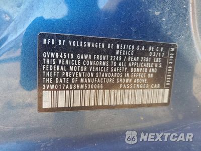 Zdjęcie 12 z 12 samochodu: 2017 VOLKSWAGEN GOLF SPORTWAGEN S VIN:3VW017AU8HM530066 - miniatura