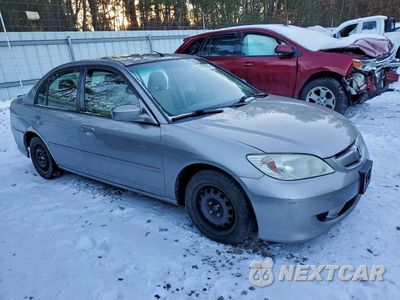 Czwarte zdjęcie samochodu z boku: 2005 HONDA CIVIC HYBRID VIN:JHMES96655S007083 - miniatura
