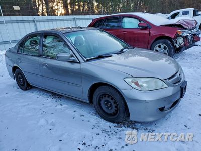 Czwarte zdjęcie samochodu z boku: 2005 HONDA CIVIC HYBRID VIN:JHMES96655S007083 - miniatura