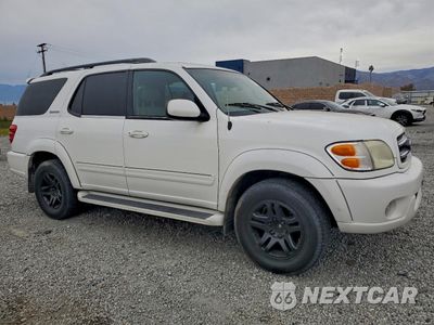 Czwarte zdjęcie samochodu z boku: 2003 TOYOTA SEQUOIA LIMITED VIN:5TDZT38A73S177269 - miniatura