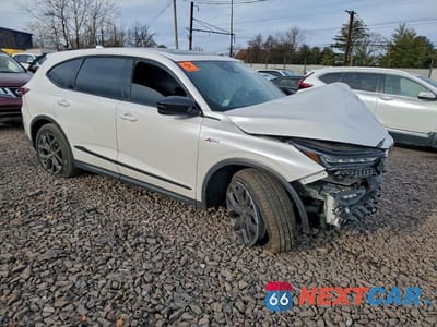 Czwarte zdjęcie samochodu z boku: 2024 ACURA MDX A-SPEC VIN:5J8YE1H08RL022971 - miniatura