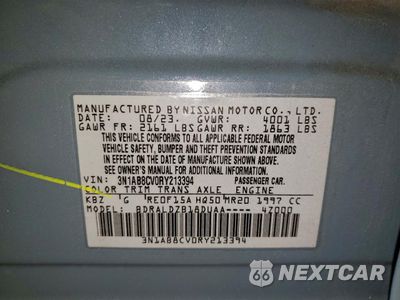 Zdjęcie 12 z 13 samochodu: 2024 NISSAN SENTRA SV VIN:3N1AB8CV0RY213394 - miniatura