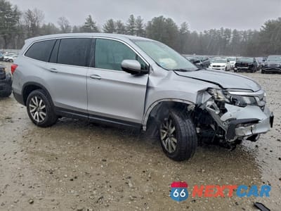 Czwarte zdjęcie samochodu z boku: 2019 HONDA PILOT EXL VIN:5FNYF6H52KB009436 - miniatura
