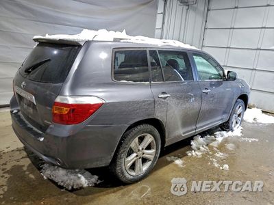 Trzecie zdjęcie samochodu z tyłu: 2010 TOYOTA HIGHLANDER LIMITED VIN:5TDDK3EH5AS003793 - miniatura