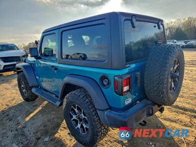 Drugie zdjęcie samochodu z przodu: 2020 JEEP WRANGLER SPORT VIN:1C4GJXAG0LW156069 - miniatura