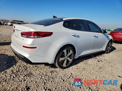 Trzecie zdjęcie samochodu z tyłu: 2019 KIA OPTIMA LX VIN:5XXGT4L38KG293781 - miniatura