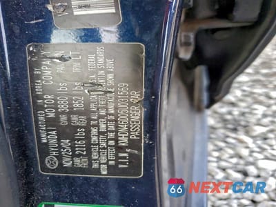 Zdjęcie 13 z 13 samochodu: 2005 HYUNDAI ELANTRA GLS VIN:KMHDN46D05U031569 - miniatura
