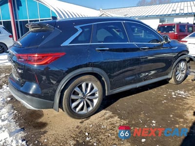 Trzecie zdjęcie samochodu z tyłu: 2021 INFINITI QX50 LUXE VIN:3PCAJ5BB6MF108885 - miniatura