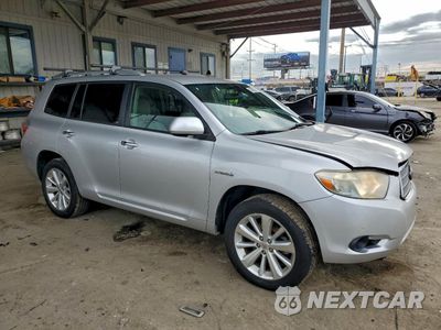 Czwarte zdjęcie samochodu z boku: 2008 TOYOTA HIGHLANDER HYBRID VIN:JTEEW41A482007421 - miniatura