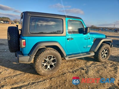 Trzecie zdjęcie samochodu z tyłu: 2020 JEEP WRANGLER SPORT VIN:1C4GJXAG0LW156069 - miniatura