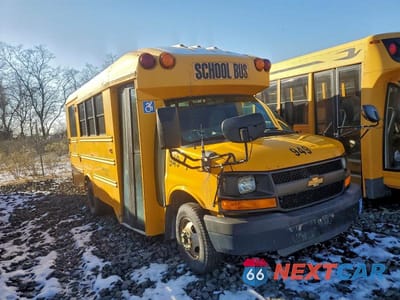 2013 CHEVROLET EXPRESS SCHOOL BUS 1GB3G2BG4D1149482 - główne zdjęcie licytacji z USA - miniatura