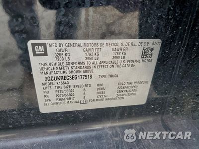 Zdjęcie 13 z 13 samochodu: 2014 CHEVROLET SILVERADO K1500 LT VIN:3GCUKREC3EG177518 - miniatura