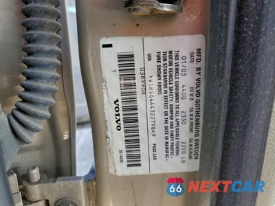 Zdjęcie 12 z 14 samochodu: 2003 VOLVO S60 VIN:YV1RS64A432279849 - miniatura