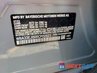 Zdjęcie 13 z 13 samochodu: 2024 BMW 760 XI VIN:WBA33EJ00RCP02621 - miniatura