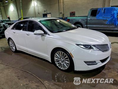Czwarte zdjęcie samochodu z boku: 2015 LINCOLN MKZ VIN:3LN6L2J97FR600674 - miniatura