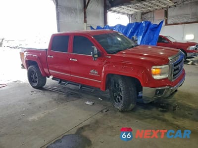 Czwarte zdjęcie samochodu z boku: 2014 GMC SIERRA K1500 SLT VIN:3GTU2VEC0EG184290 - miniatura