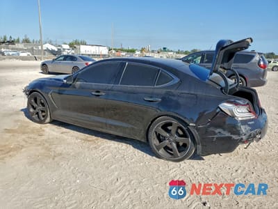 Drugie zdjęcie samochodu z przodu: 2019 GENESIS G70 PRESTIGE VIN:KMTG44LA7KU019138 - miniatura