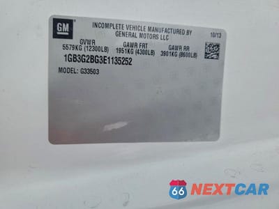 Zdjęcie 12 z 12 samochodu: 2014 CHEVROLET EXPRESS G3500 SHUTTLE BUS VIN:1GB3G2BG3E1135252 - miniatura