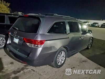 Trzecie zdjęcie samochodu z tyłu: 2016 HONDA ODYSSEY EXL VIN:5FNRL5H65GB016694 - miniatura