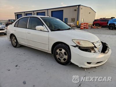 Czwarte zdjęcie samochodu z boku: 2005 HONDA CIVIC HYBRID VIN:JHMES96685S020751 - miniatura