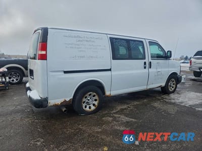 Trzecie zdjęcie samochodu z tyłu: 2012 CHEVROLET EXPRESS VIN:1GCSGAFX3C1143666 - miniatura