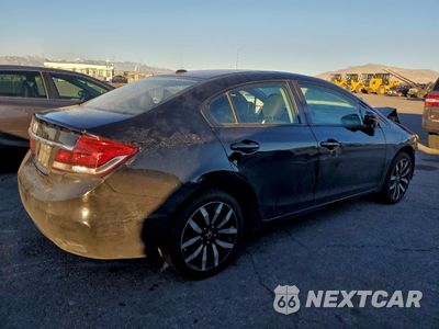 Trzecie zdjęcie samochodu z tyłu: 2015 HONDA CIVIC EXL VIN:2HGFB2F98FH512827 - miniatura