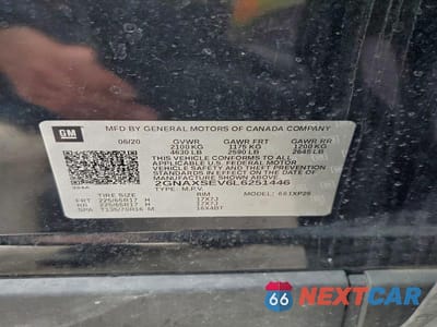 Zdjęcie 13 z 13 samochodu: 2020 CHEVROLET EQUINOX LS VIN:2GNAXSEV6L6251446 - miniatura