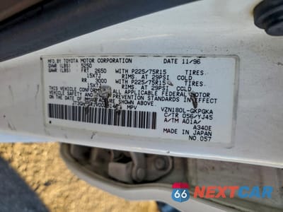 Zdjęcie 13 z 13 samochodu: 1997 TOYOTA 4RUNNER SR5 VIN:JT3GN86R1V0028146 - miniatura