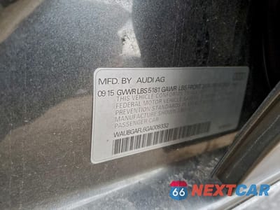 Zdjęcie 12 z 12 samochodu: 2016 AUDI S4 PREMIUM PLUS VIN:WAUBGAFL6GA009332 - miniatura