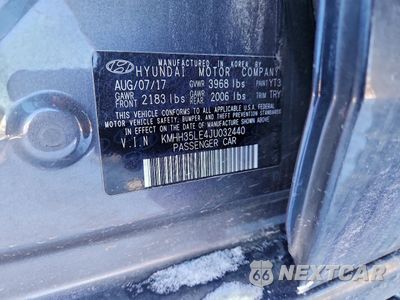 Zdjęcie 12 z 13 samochodu: 2018 HYUNDAI ELANTRA GT VIN:KMHH35LE4JU032440 - miniatura