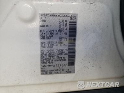 Zdjęcie 12 z 12 samochodu: 2020 NISSAN ROGUE S VIN:5N1AT2MV7LC717880 - miniatura