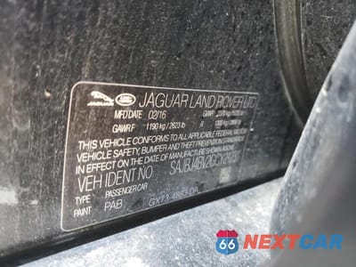 Zdjęcie 12 z 12 samochodu: 2016 JAGUAR XF PREMIUM VIN:SAJBJ4BV2GCY21231 - miniatura