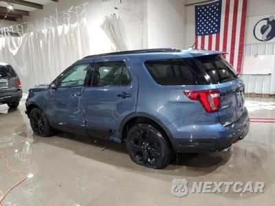 Drugie zdjęcie samochodu z przodu: 2019 FORD EXPLORER SPORT VIN:1FM5K8GT1KGA58980 - miniatura