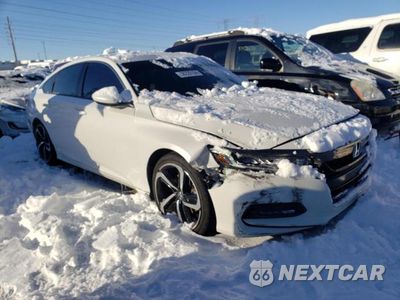 Czwarte zdjęcie samochodu z boku: 2018 HONDA ACCORD SPORT VIN:1HGCV1F38JA165510 - miniatura