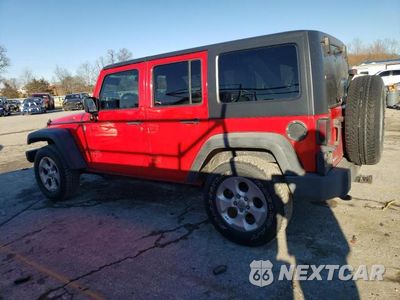 Drugie zdjęcie samochodu z przodu: 2015 JEEP WRANGLER UNLIMITED SPORT VIN:1C4HJWDG9FL528640 - miniatura