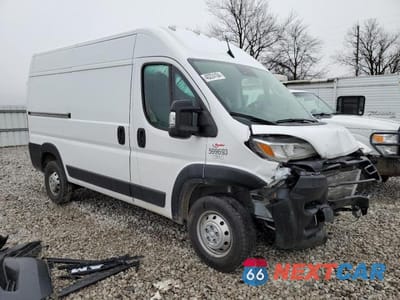 Czwarte zdjęcie samochodu z boku: 2023 RAM PROMASTER 1500 1500 HIGH VIN:3C6LRVBG4PE540437 - miniatura
