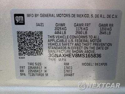 Zdjęcie 13 z 13 samochodu: 2021 CHEVROLET EQUINOX LS VIN:3GNAXHEV8MS165836 - miniatura