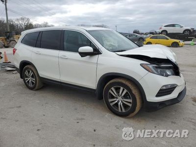 Czwarte zdjęcie samochodu z boku: 2017 HONDA PILOT EXLN VIN:5FNYF6H74HB071382 - miniatura