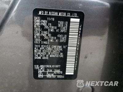 Zdjęcie 13 z 13 samochodu: 2020 NISSAN ARMADA SV VIN:JN8AY2NC9LX518877 - miniatura