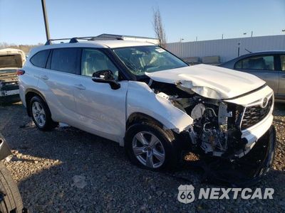 Czwarte zdjęcie samochodu z boku: 2022 TOYOTA HIGHLANDER L VIN:5TDCZRAH1NS539839 - miniatura