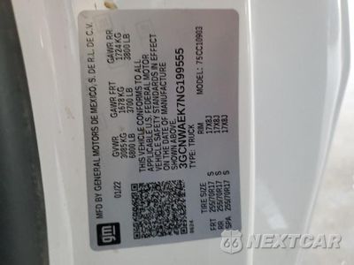 Zdjęcie 12 z 12 samochodu: 2022 CHEVROLET SILVERADO LTD C1500 VIN:3GCNWAEK7NG199555 - miniatura