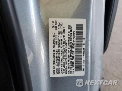 Zdjęcie 12 z 12 samochodu: 2016 HONDA ODYSSEY EXL VIN:5FNRL5H61GB117585 - miniatura