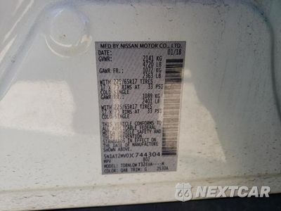 Zdjęcie 12 z 12 samochodu: 2018 NISSAN ROGUE S VIN:5N1AT2MV0JC744304 - miniatura